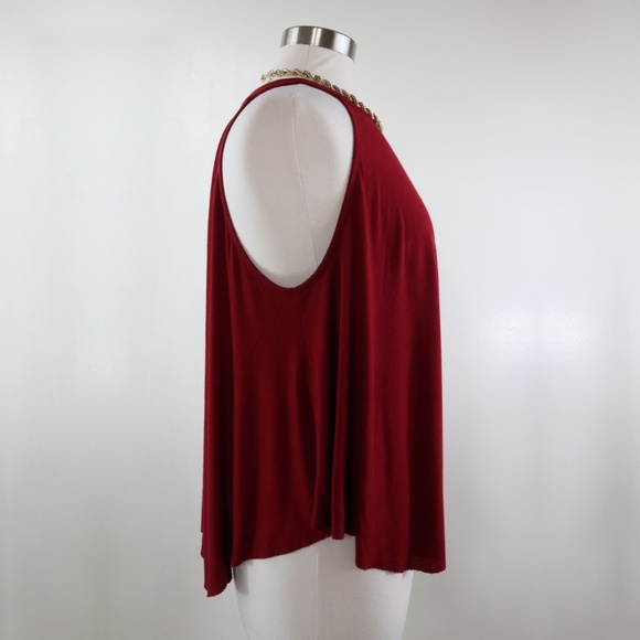 Kimchi Blue Red Crop L Top - Picture 3 of 8